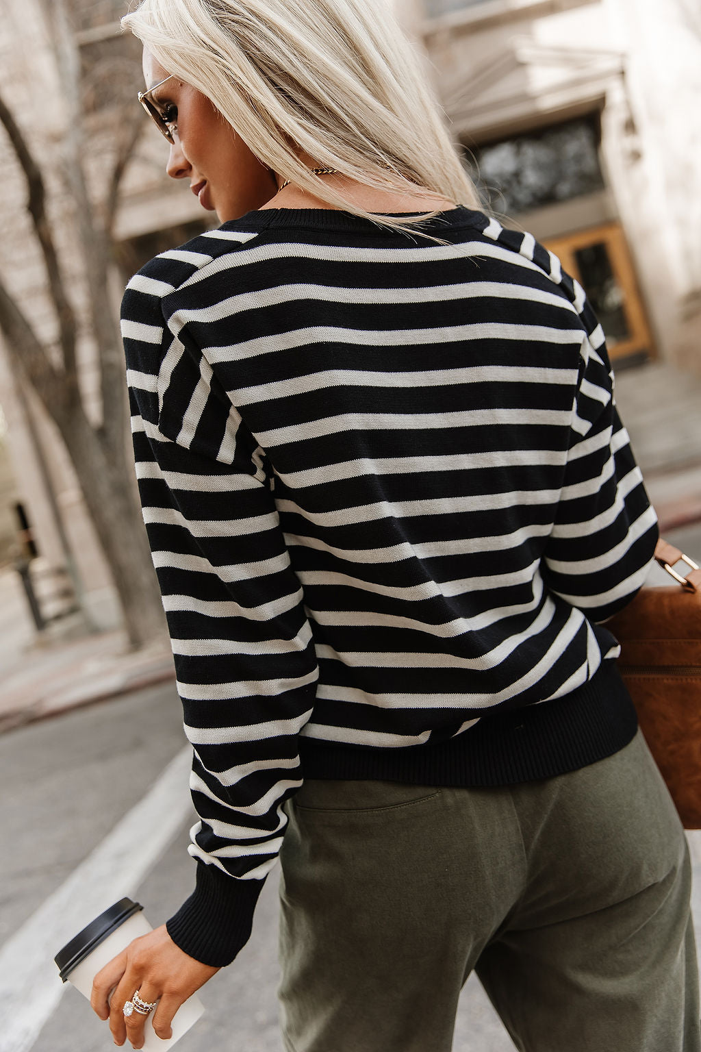 BEVIQUEEN It Girl Stripe Sweater