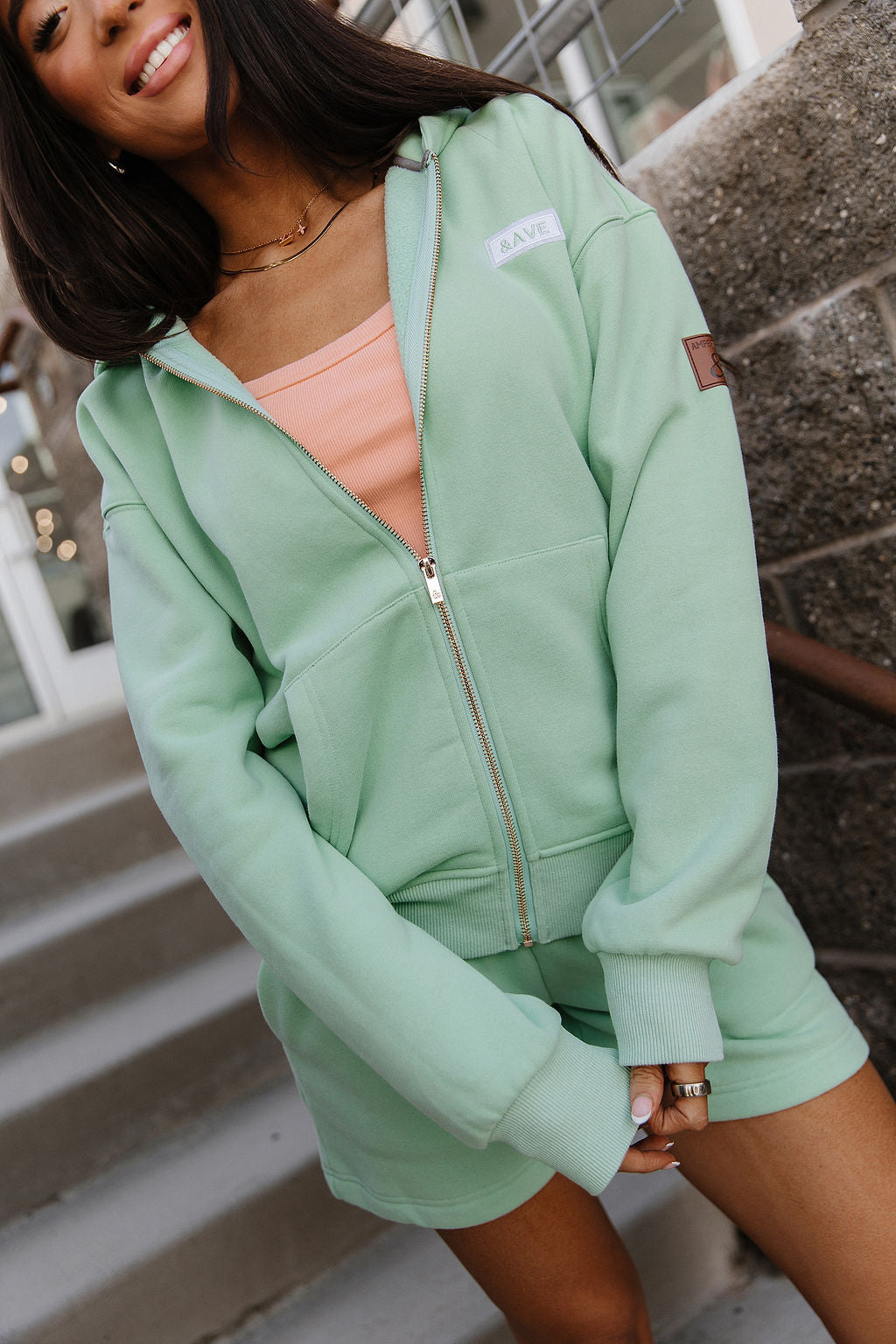 BEVIQUEEN Comfort Zone FullZip - Mint