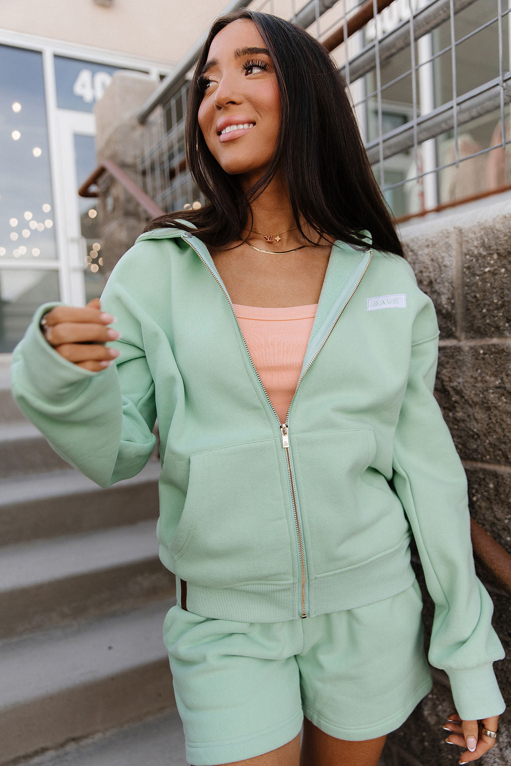 BEVIQUEEN Comfort Zone FullZip - Mint
