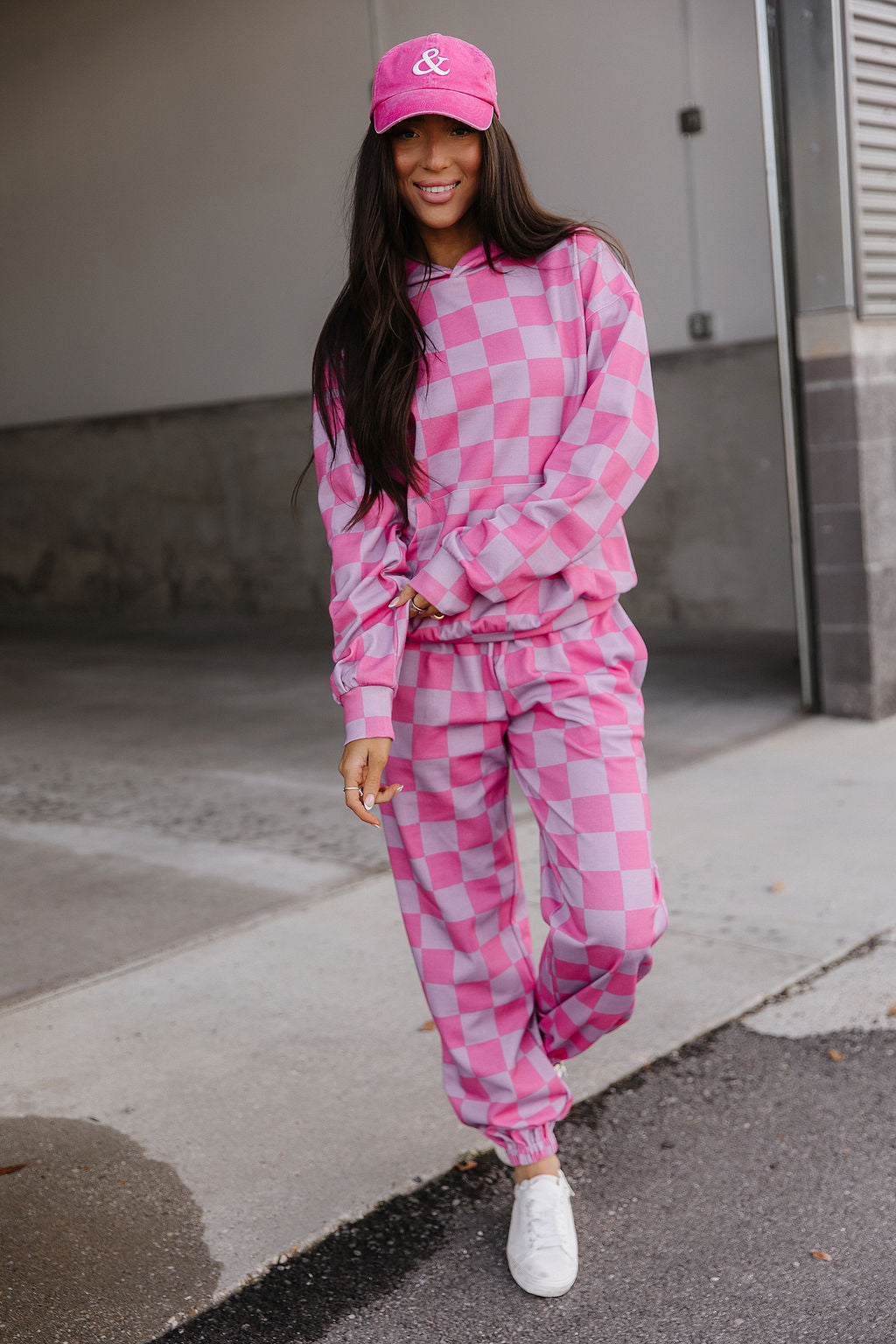 BEVIQUEEN University Joggers - Rosy Daydream