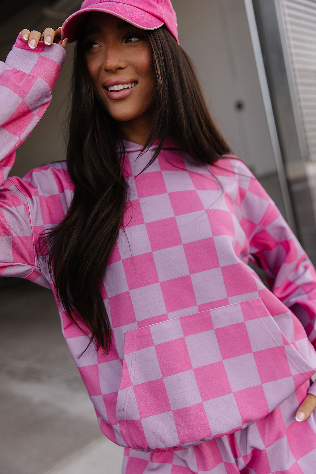 BEVIQUEEN University Hoodie - Rosy Daydream