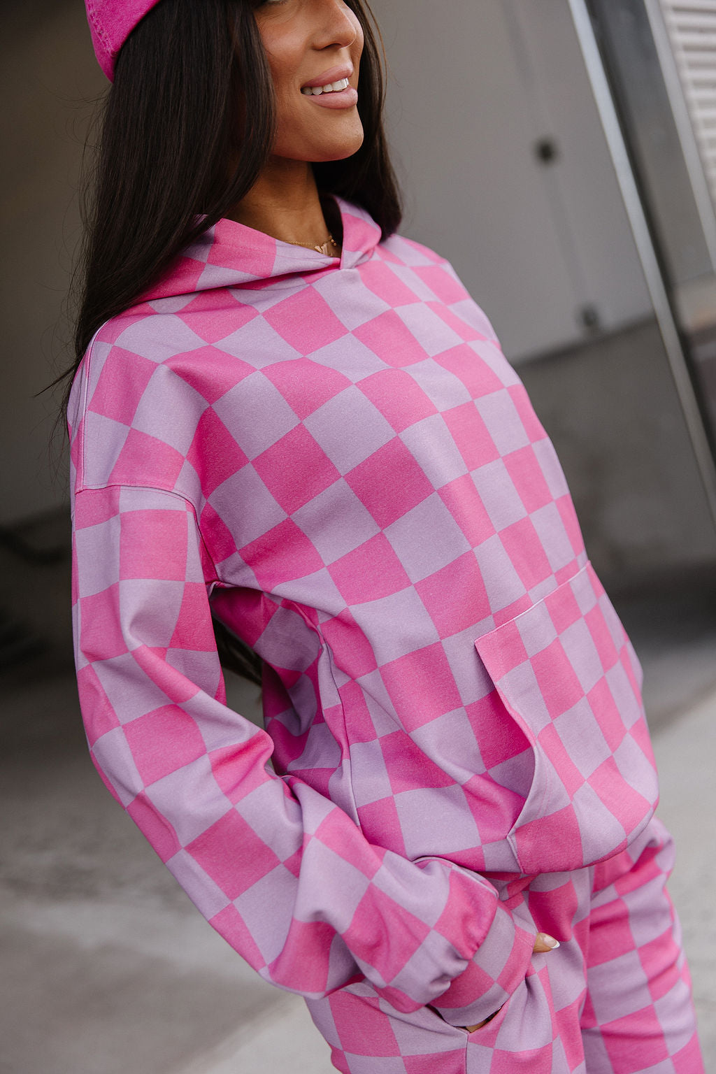 BEVIQUEEN University Hoodie - Rosy Daydream