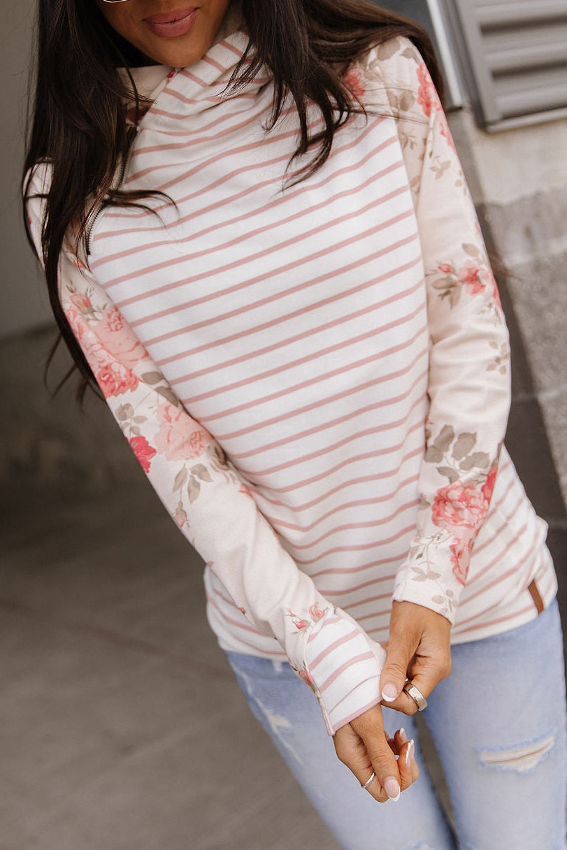 BEVIQUEEN DoubleHood™ Sweatshirt - Blossom Breeze