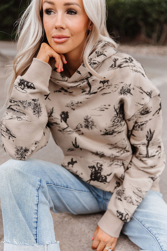 BEVIQUEEN Everywear Hoodie - Cowboy Country