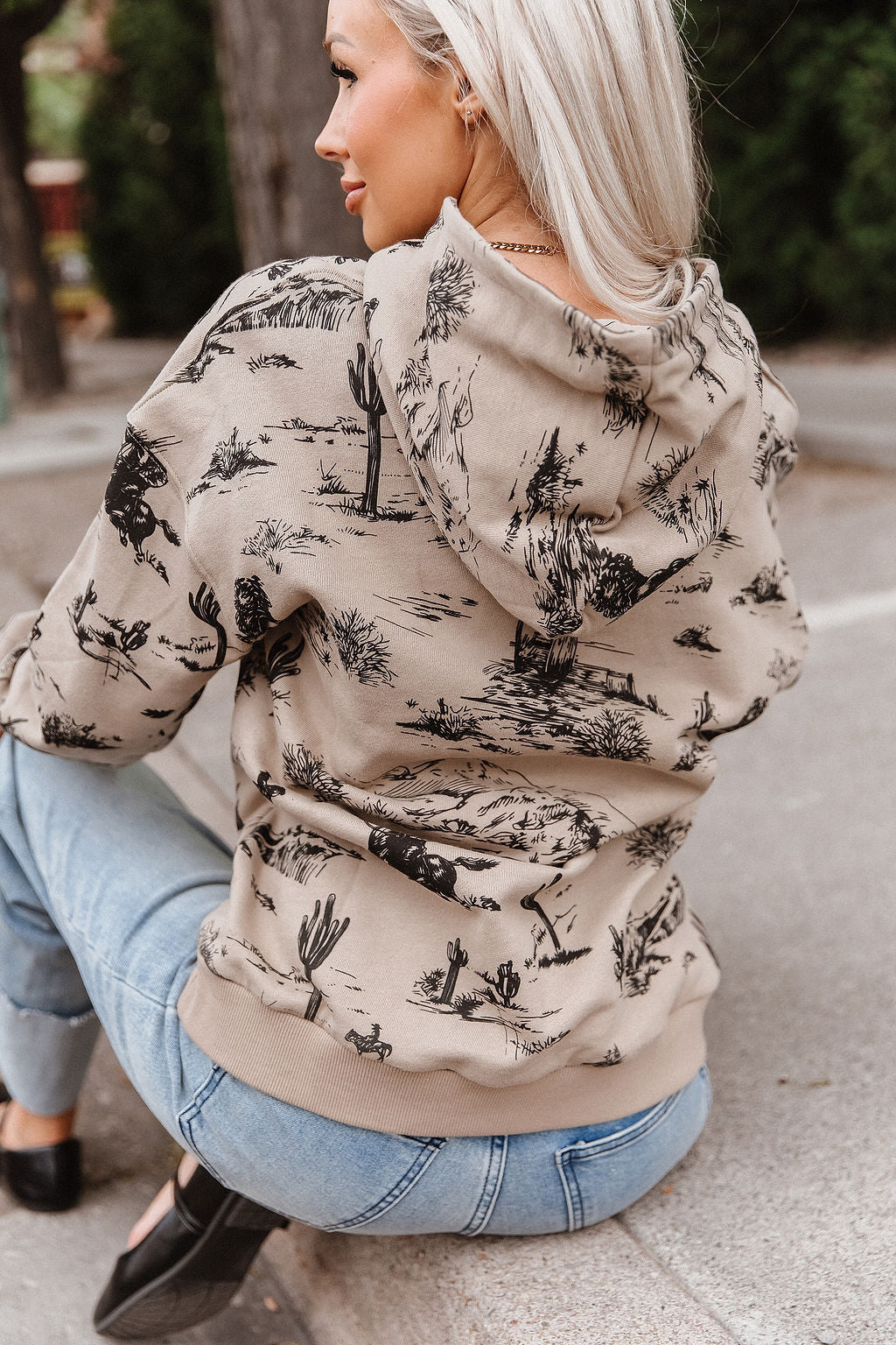BEVIQUEEN Everywear Hoodie - Cowboy Country
