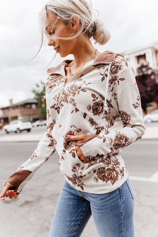 BEVIQUEEN HalfZip Sweatshirt - Love Letter