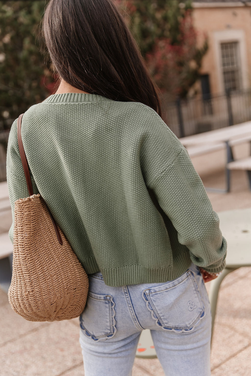 BEVIQUEEN Cloud Knit Cardigan - Fern