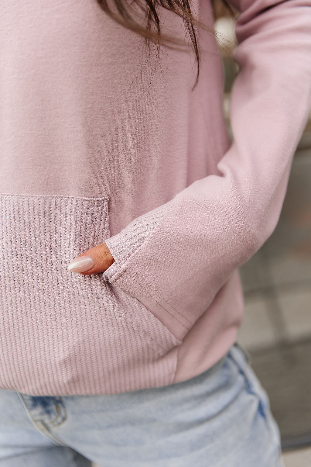 BEVIQUEEN HalfZip Sweatshirt - Lilac Dreams