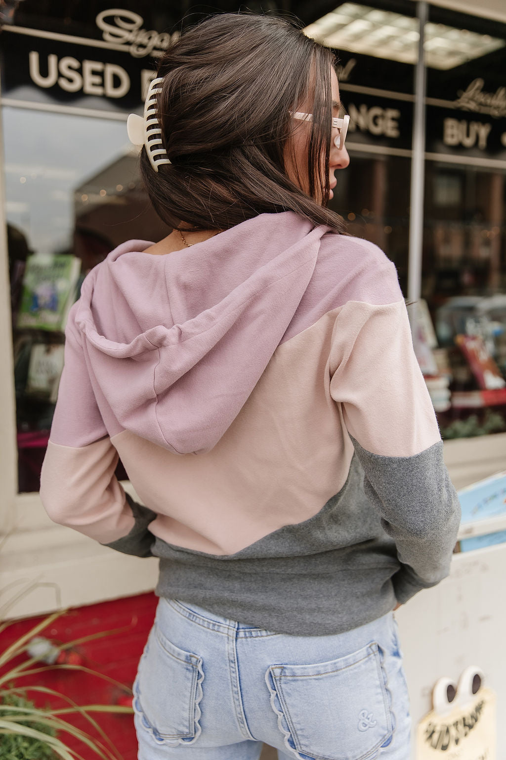 BEVIQUEEN FullZip Sweatshirt - Rosy Glow