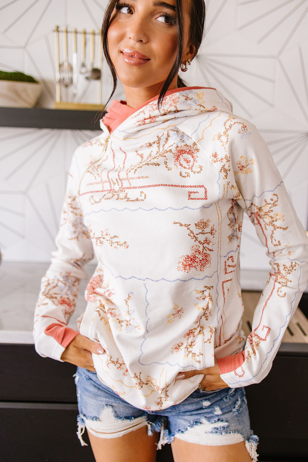 BEVIQUEEN DoubleHood™ Sweatshirt - Late Night Talking