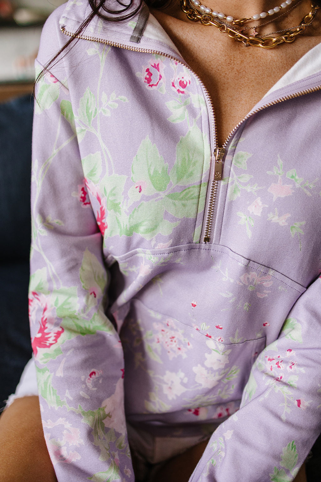 BEVIQUEEN HalfZip Sweatshirt - Nights Like These