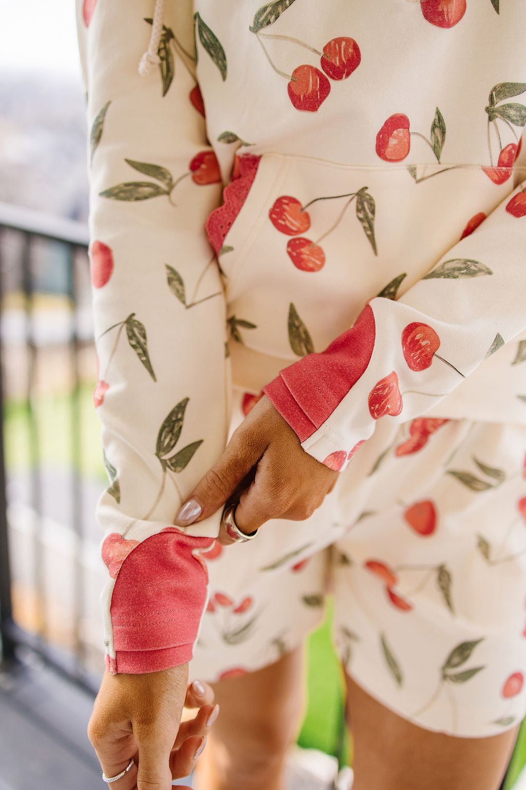 BEVIQUEEN HalfZip Sweatshirt - Cherry On Top