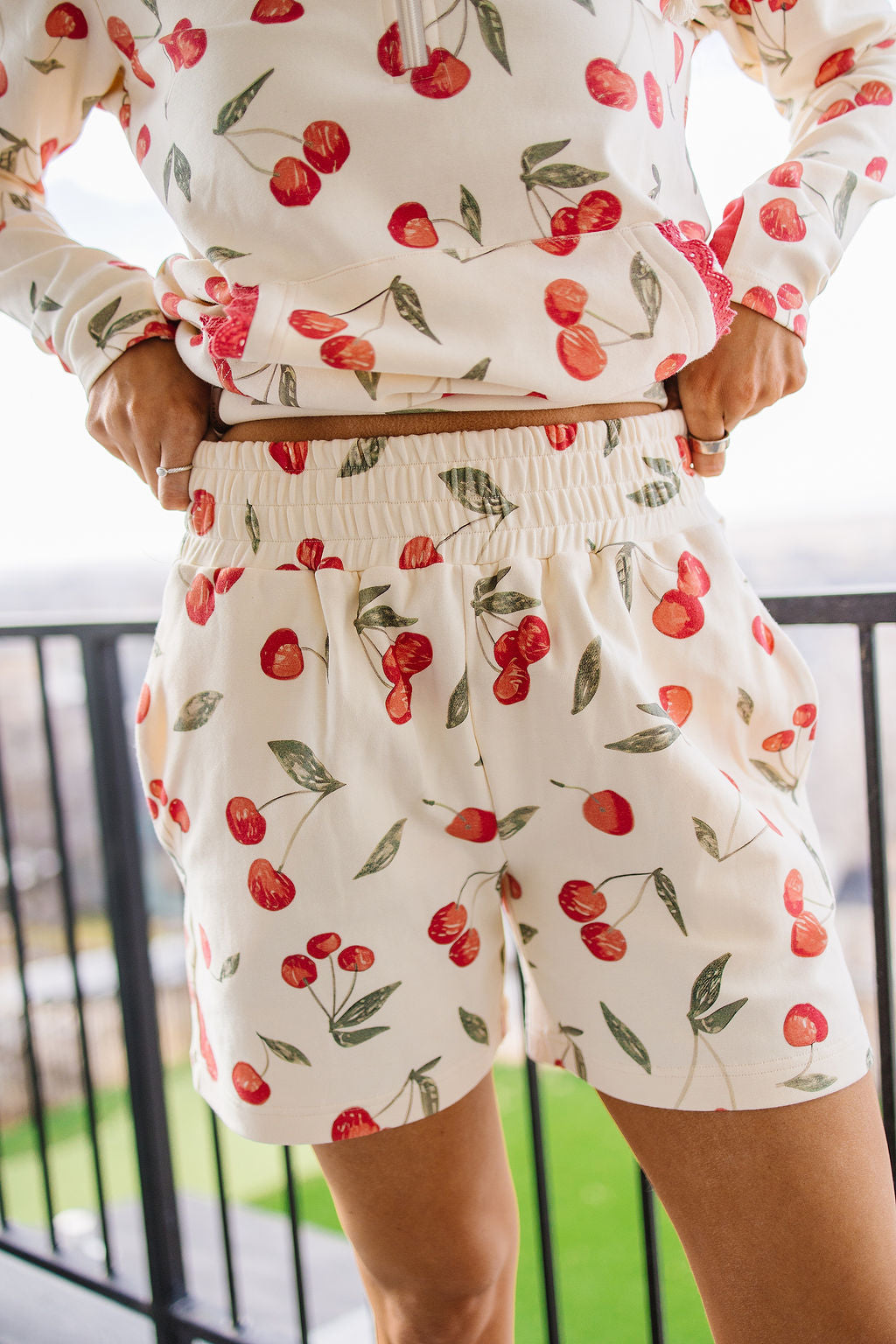 BEVIQUEEN University Shorts - Cherry On Top