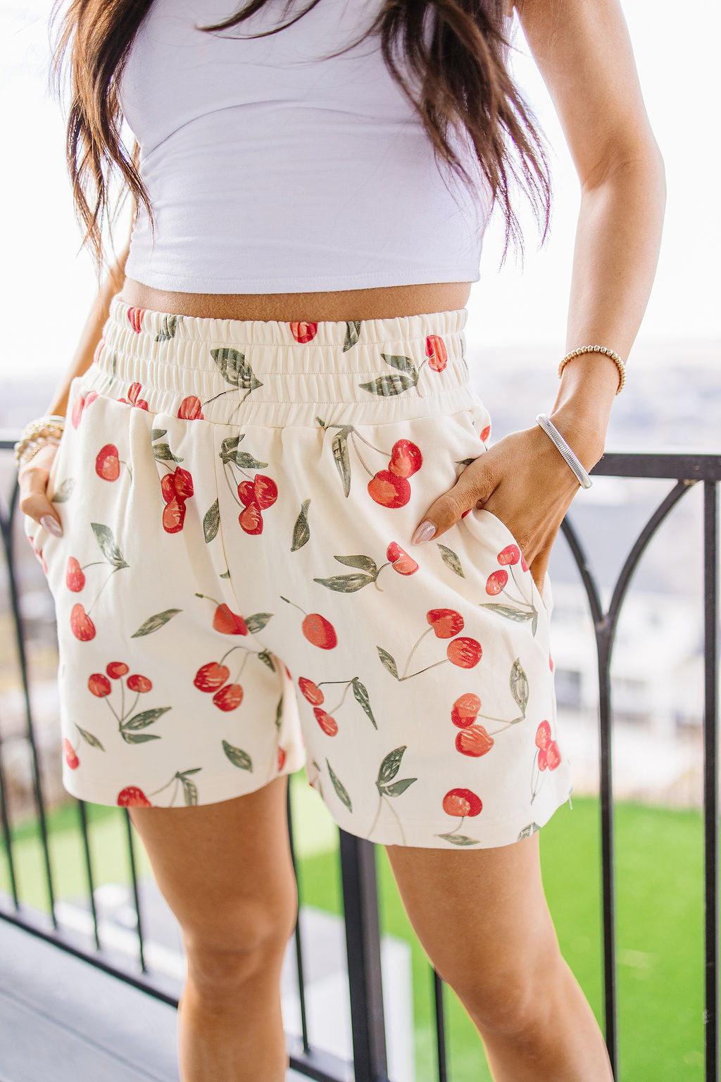 BEVIQUEEN University Shorts - Cherry On Top