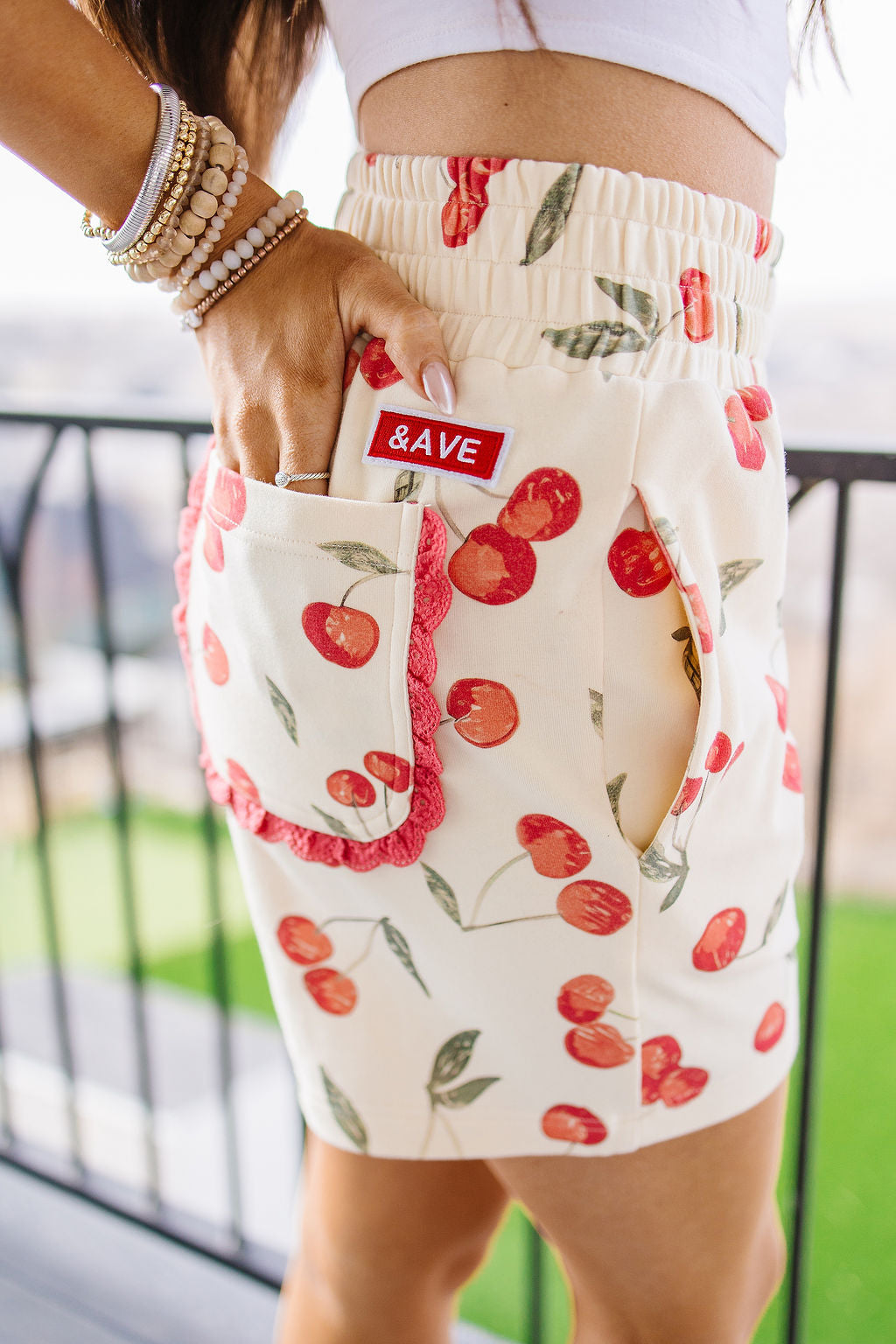 BEVIQUEEN University Shorts - Cherry On Top