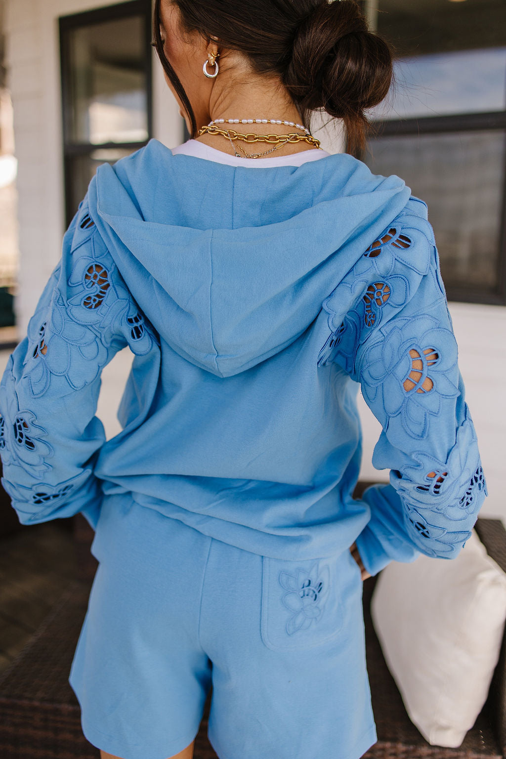 BEVIQUEEN University FullZip - Love Story Blueberry