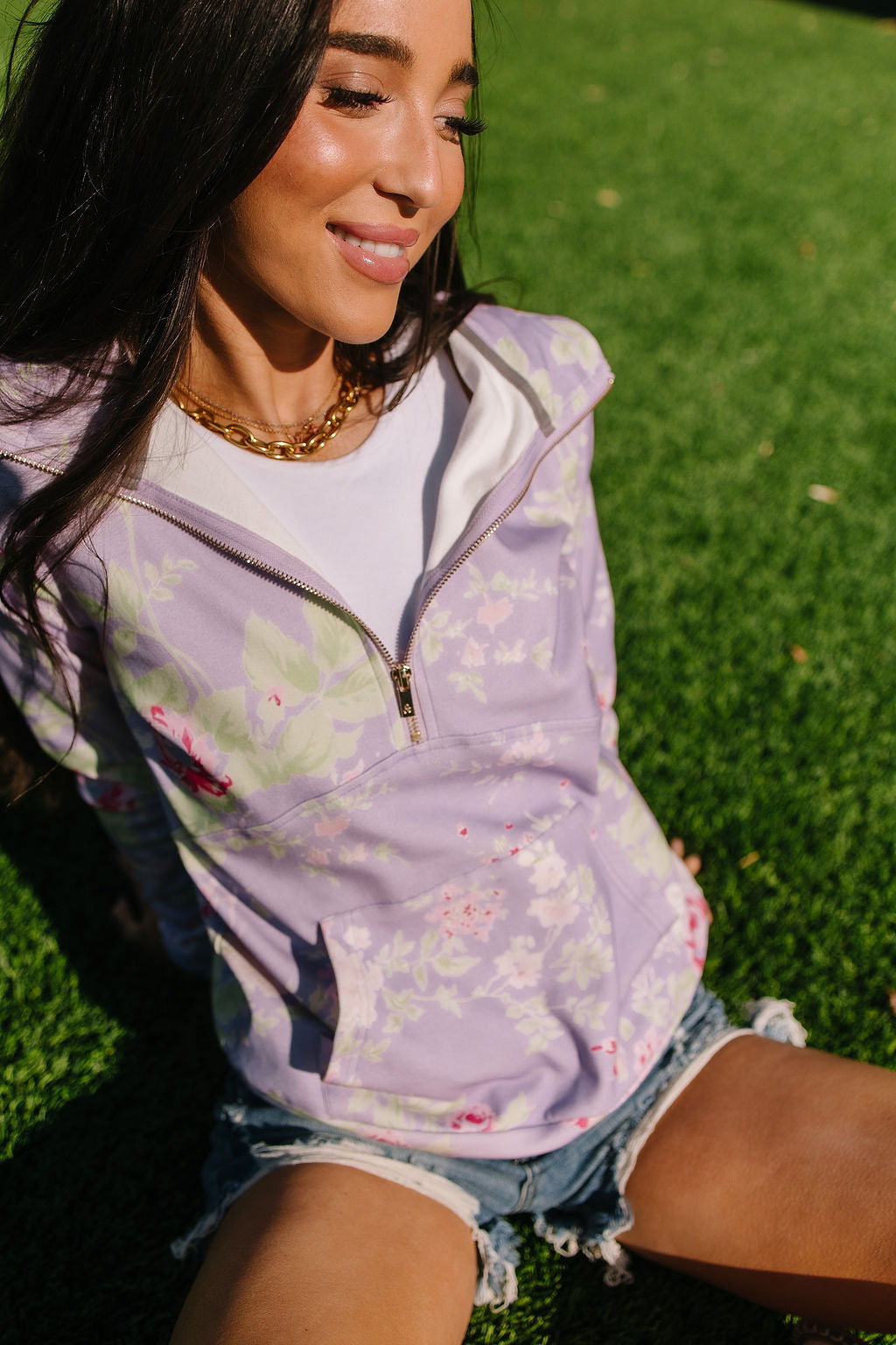 BEVIQUEEN HalfZip Sweatshirt - Nights Like These