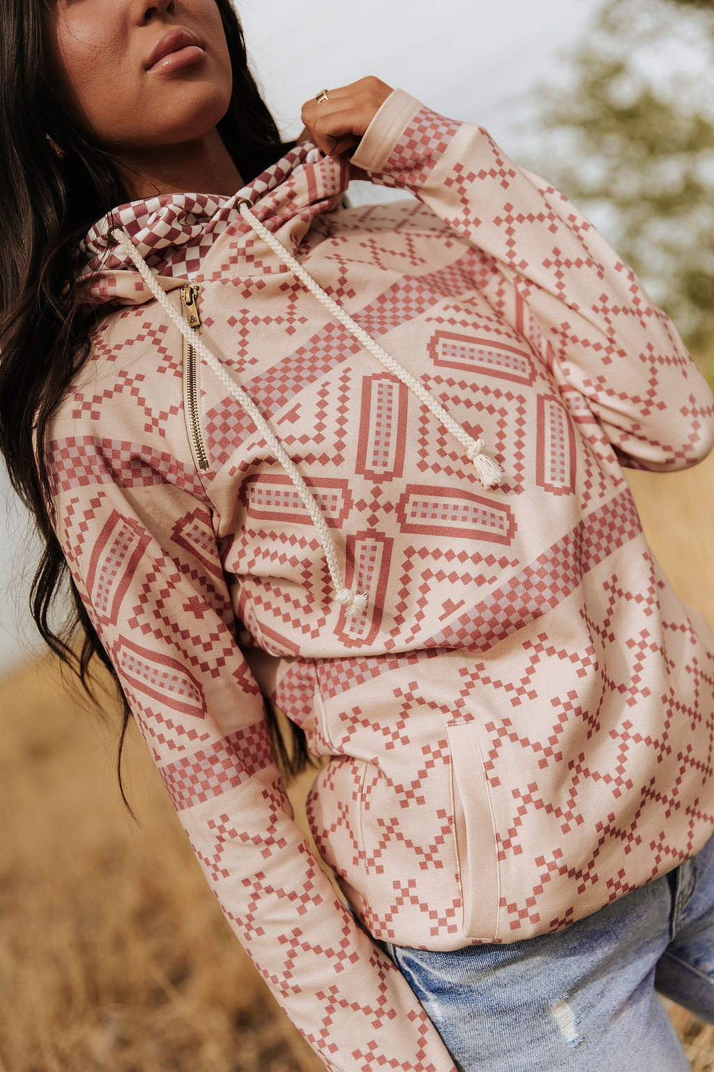 BEVIQUEEN DoubleHood™ Sweatshirt - Prairie Princess