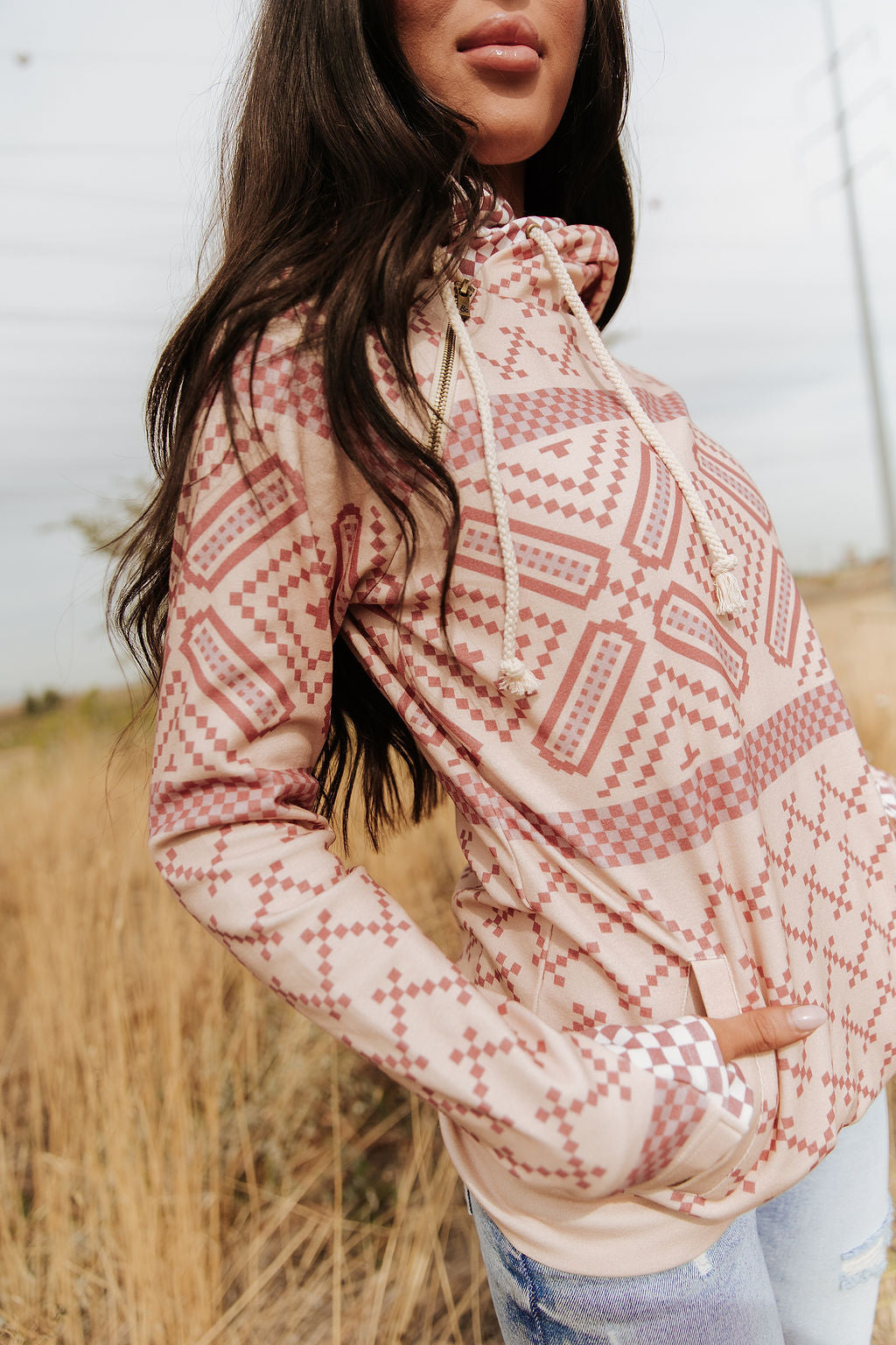 BEVIQUEEN DoubleHood™ Sweatshirt - Prairie Princess