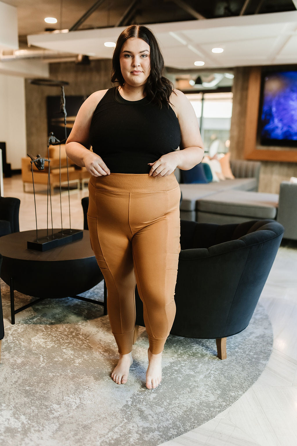 BEVIQUEEN Level Up Joggers- Mustard
