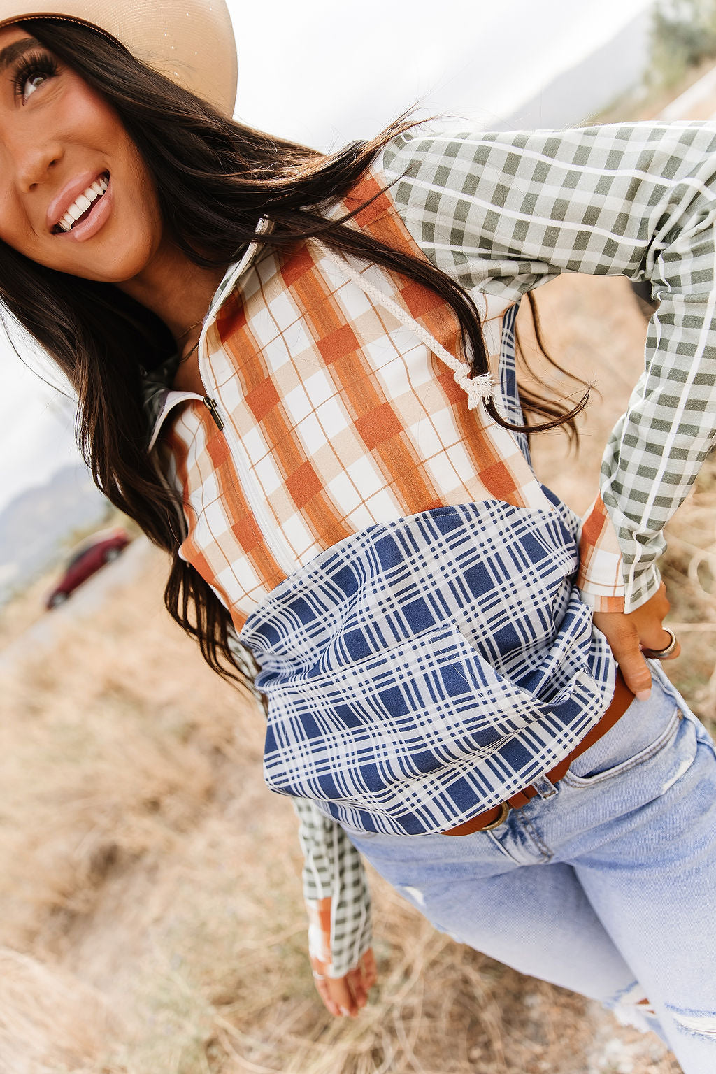 BEVIQUEEN HalfZip Sweatshirt - Cowpoke Cutie