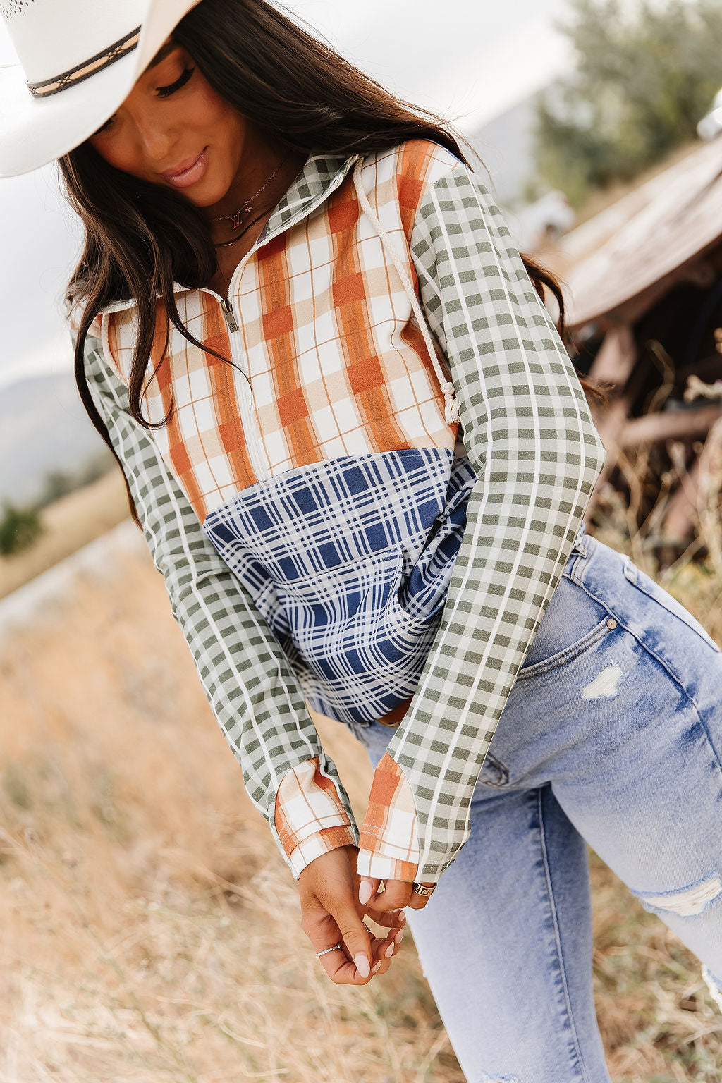 BEVIQUEEN HalfZip Sweatshirt - Cowpoke Cutie