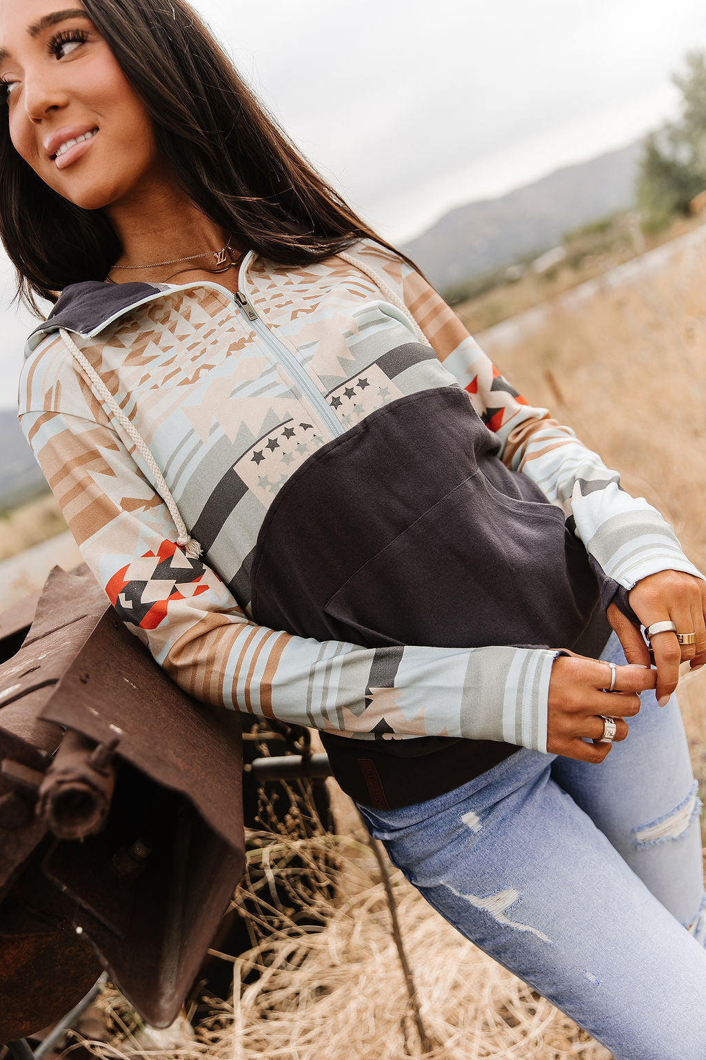 BEVIQUEEN HalfZip Sweatshirt - Wrangle It