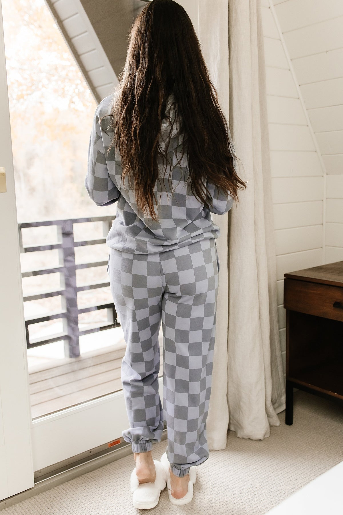 BEVIQUEEN Checkered Joggers - In The Moment