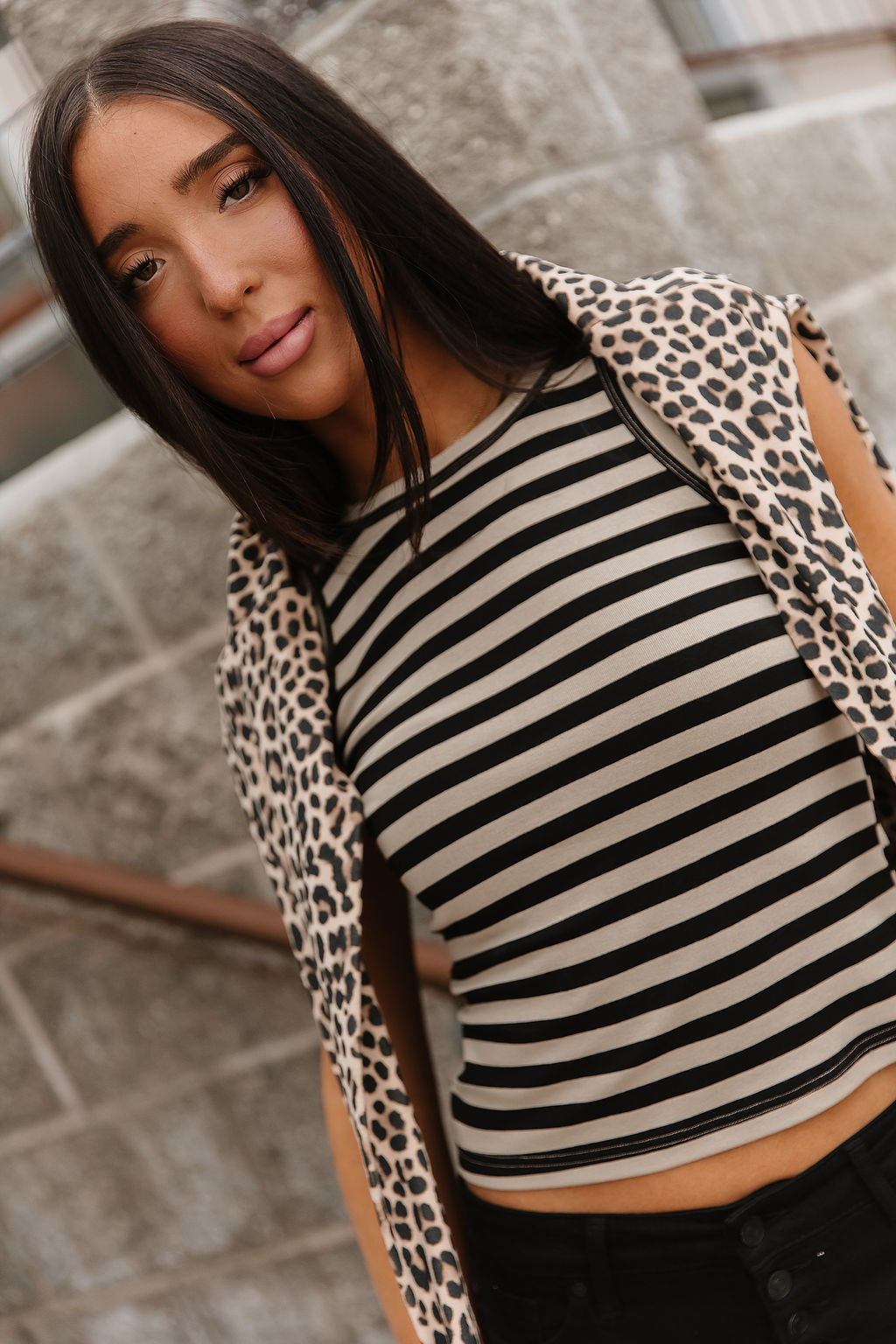 BEVIQUEEN Stripe Tank - Milan