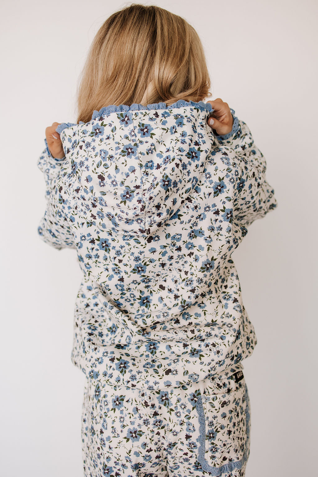BEVIQUEEN University Hoodie - Blooming In Blue