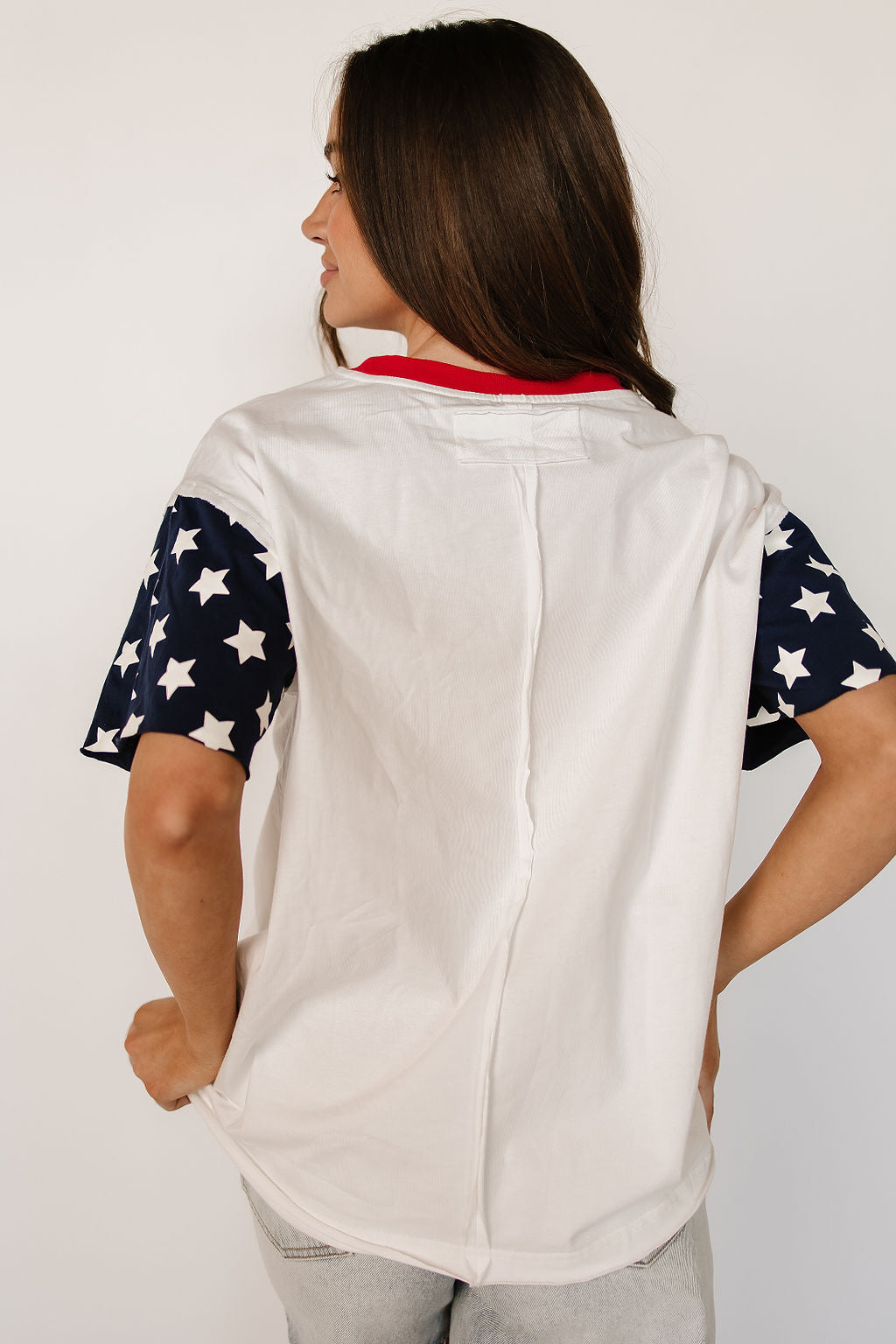BEVIQUEEN Boyfriend Tee - All American Girl
