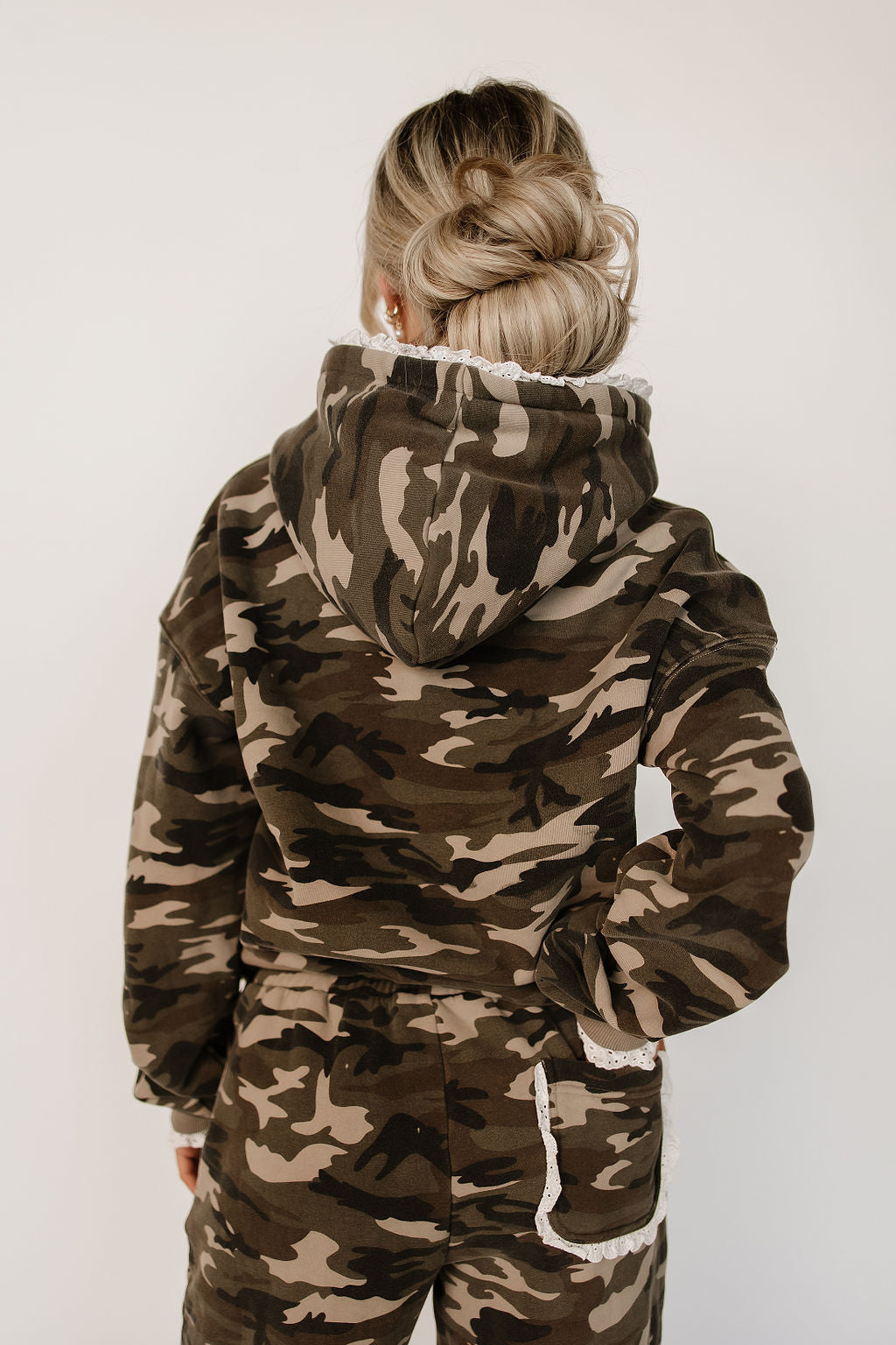 BEVIQUEEN Comfort Zone Hoodie - Camo Lace