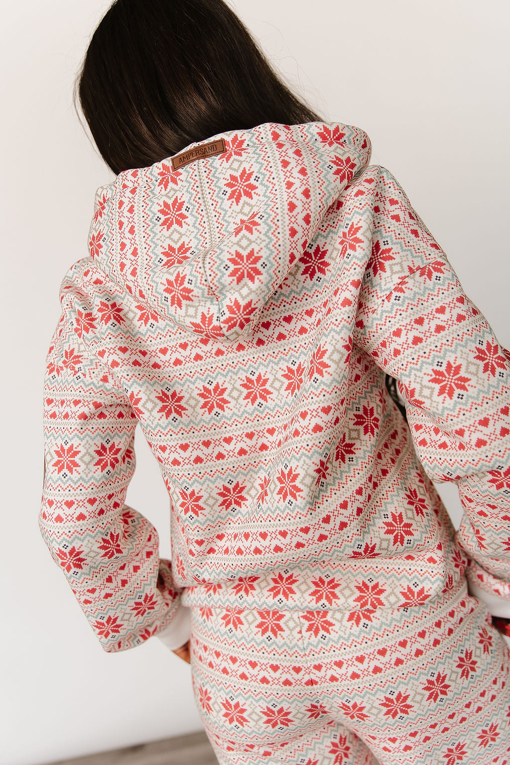 BEVIQUEEN Comfort Zone FullZip - Frosted Fairisle