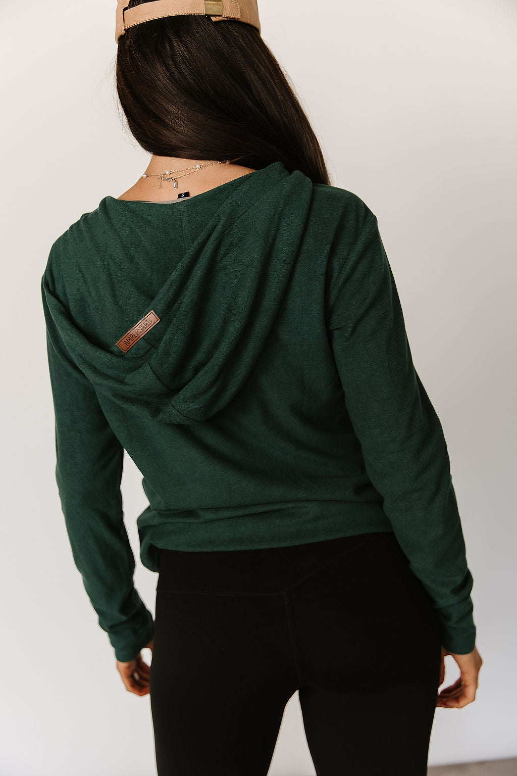 BEVIQUEEN Performance Fleece FullZip Sweatshirt - Evergreen