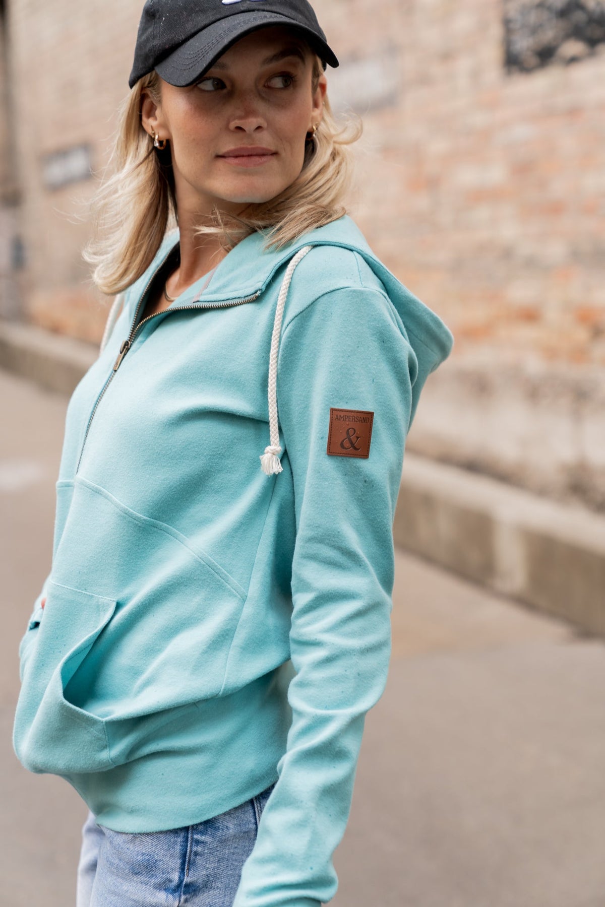 BEVIQUEEN FullZip Sweatshirt - Ocean
