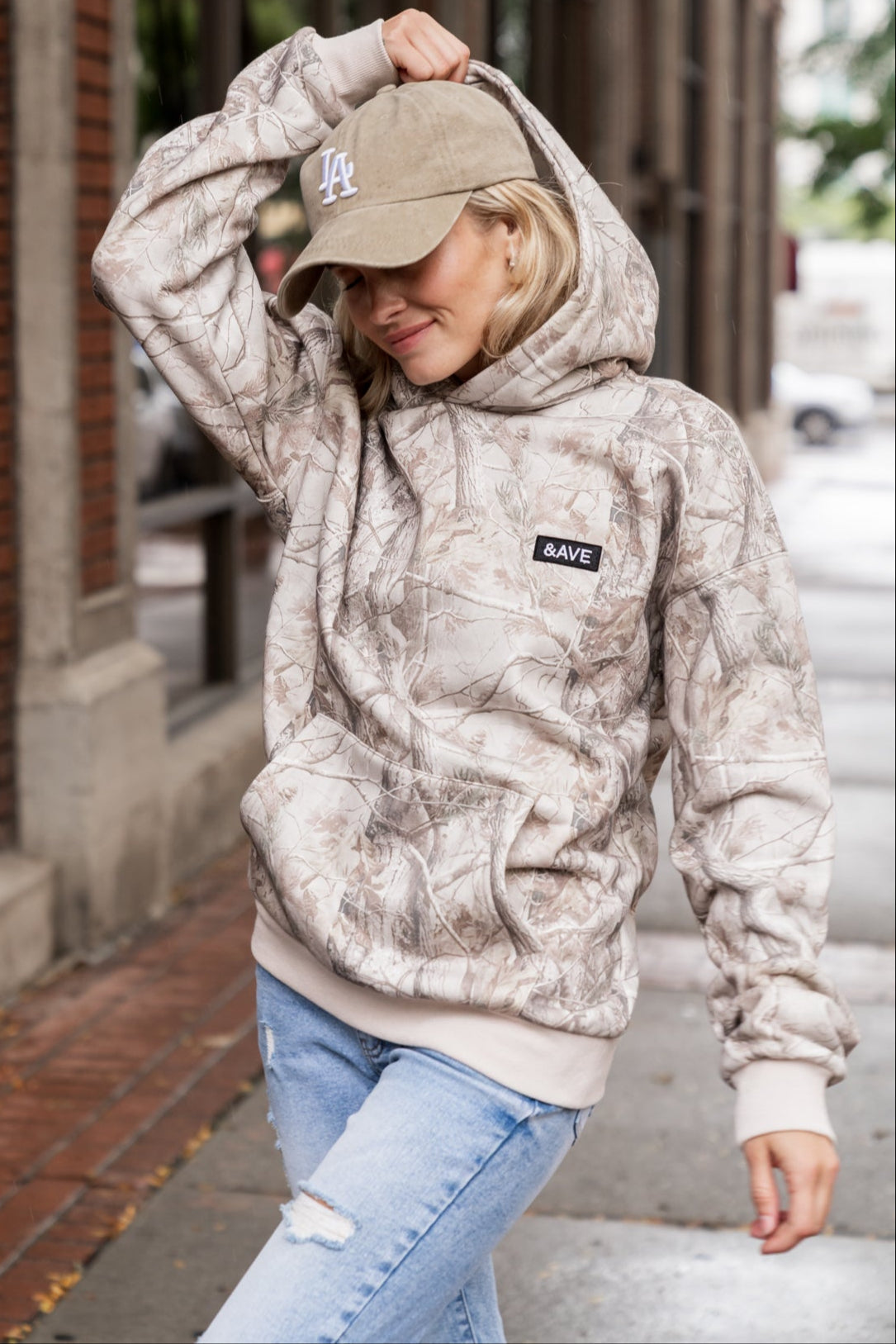 BEVIQUEEN Comfort Zone Hoodie - Backwoods Babe