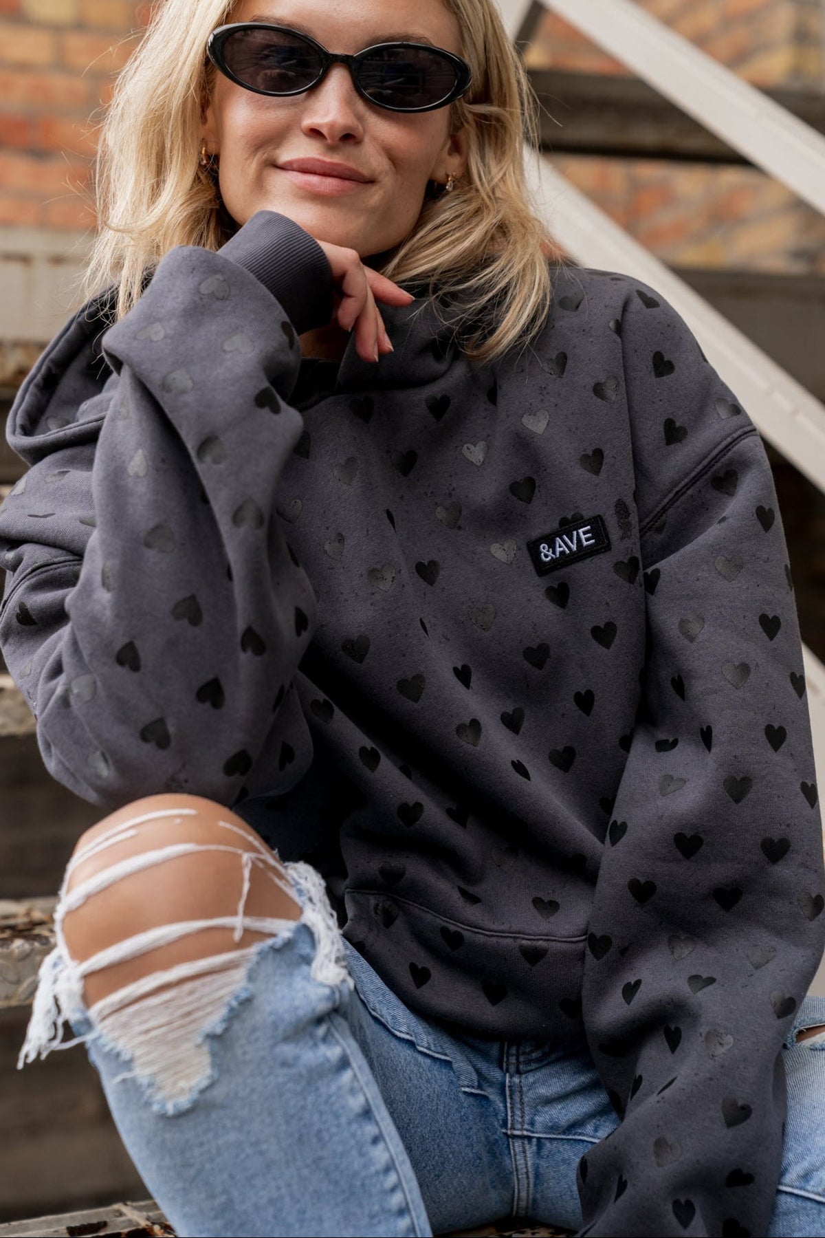 BEVIQUEEN Comfort Zone Hoodie - Heart To Heart
