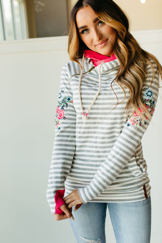 BEVIQUEEN DoubleHood™ Sweatshirt - Meadow Lane