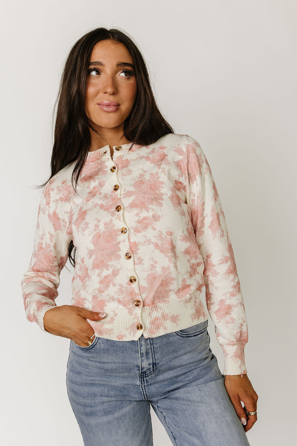 BEVIQUEEN Antique Rose Cardigan