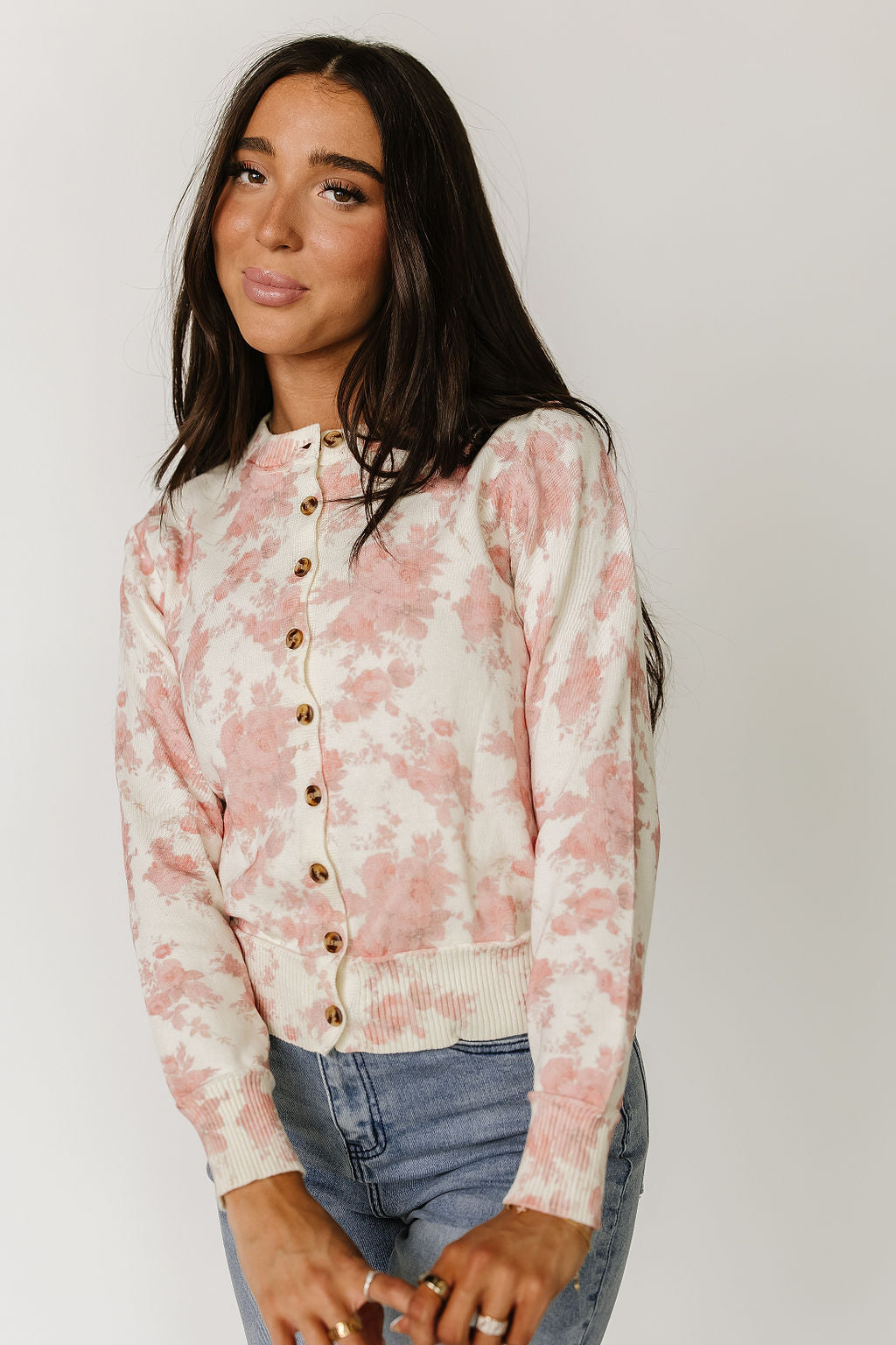 BEVIQUEEN Antique Rose Cardigan