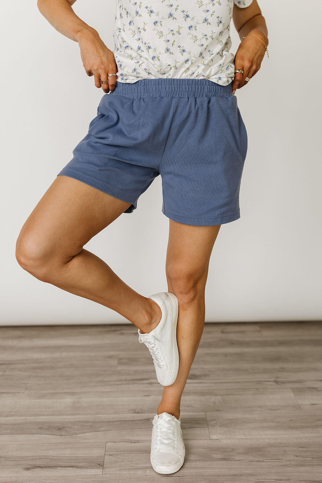 BEVIQUEEN Lace Pocket Shorts - Forget Me Not