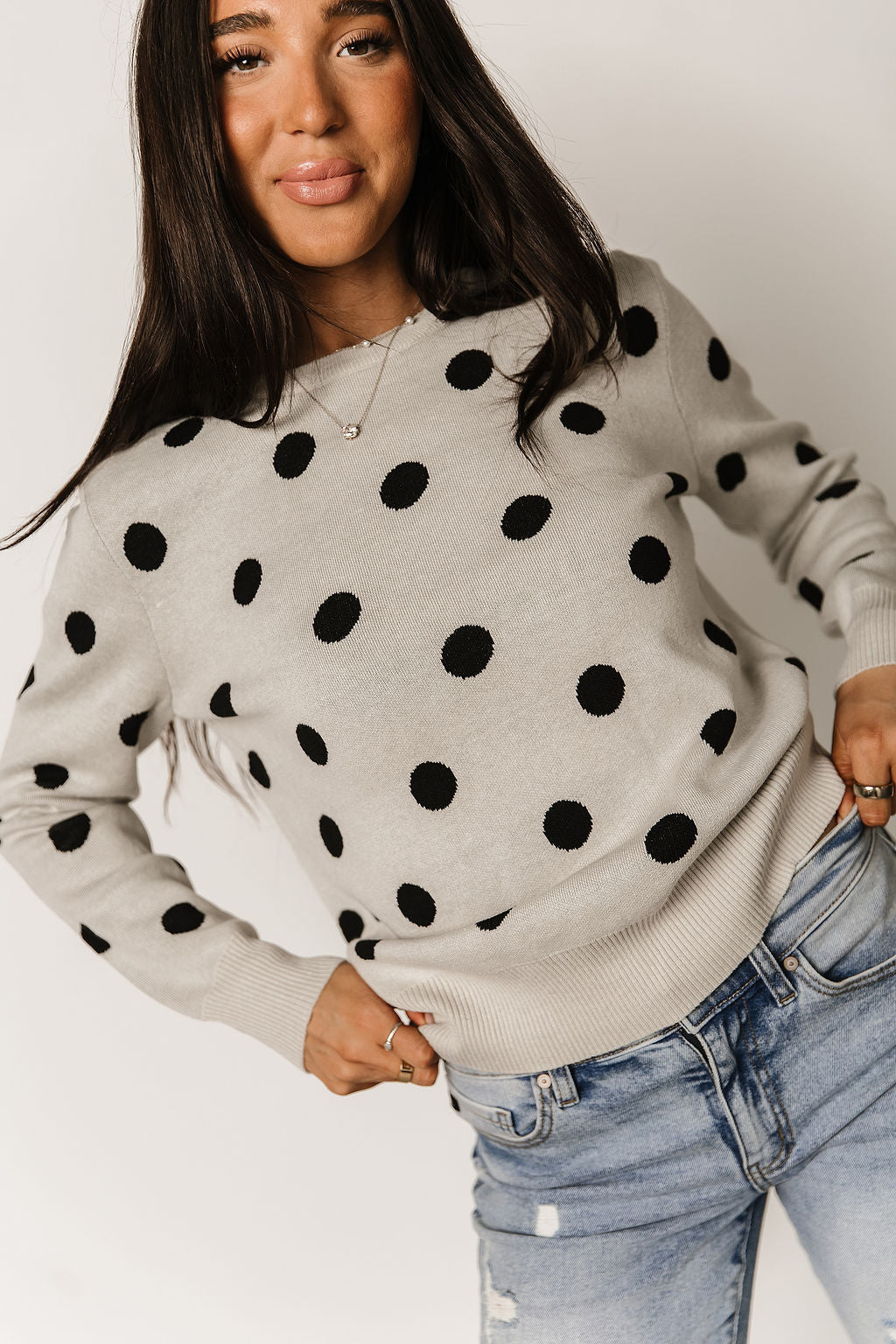 BEVIQUEEN Dotted Darling Sweater