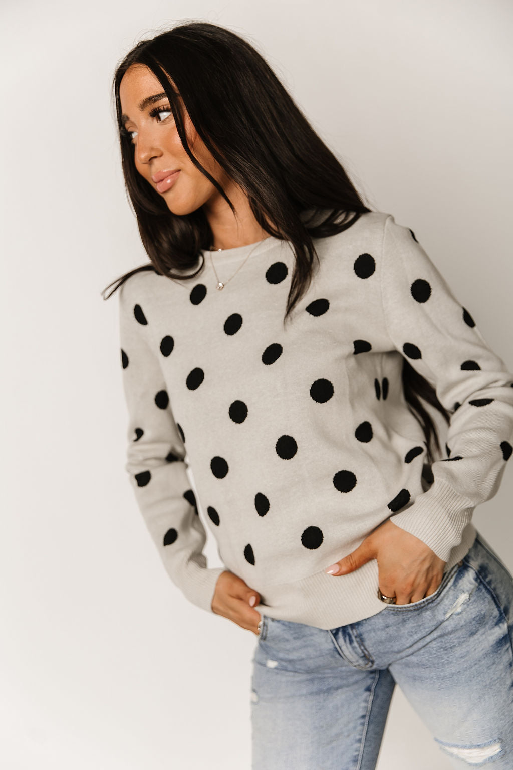 BEVIQUEEN Dotted Darling Sweater