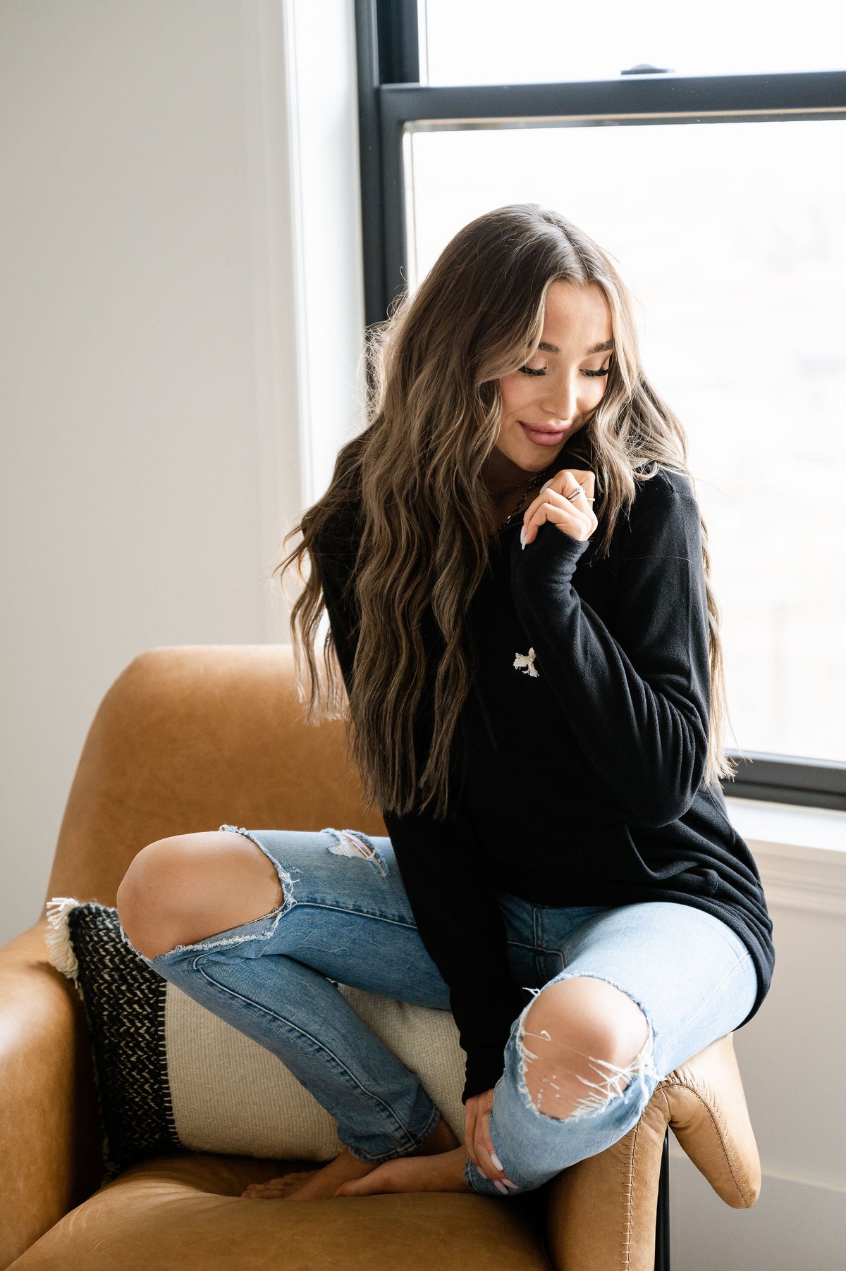 BEVIQUEEN HalfZip Sweatshirt - Cozy Cutie New Moon