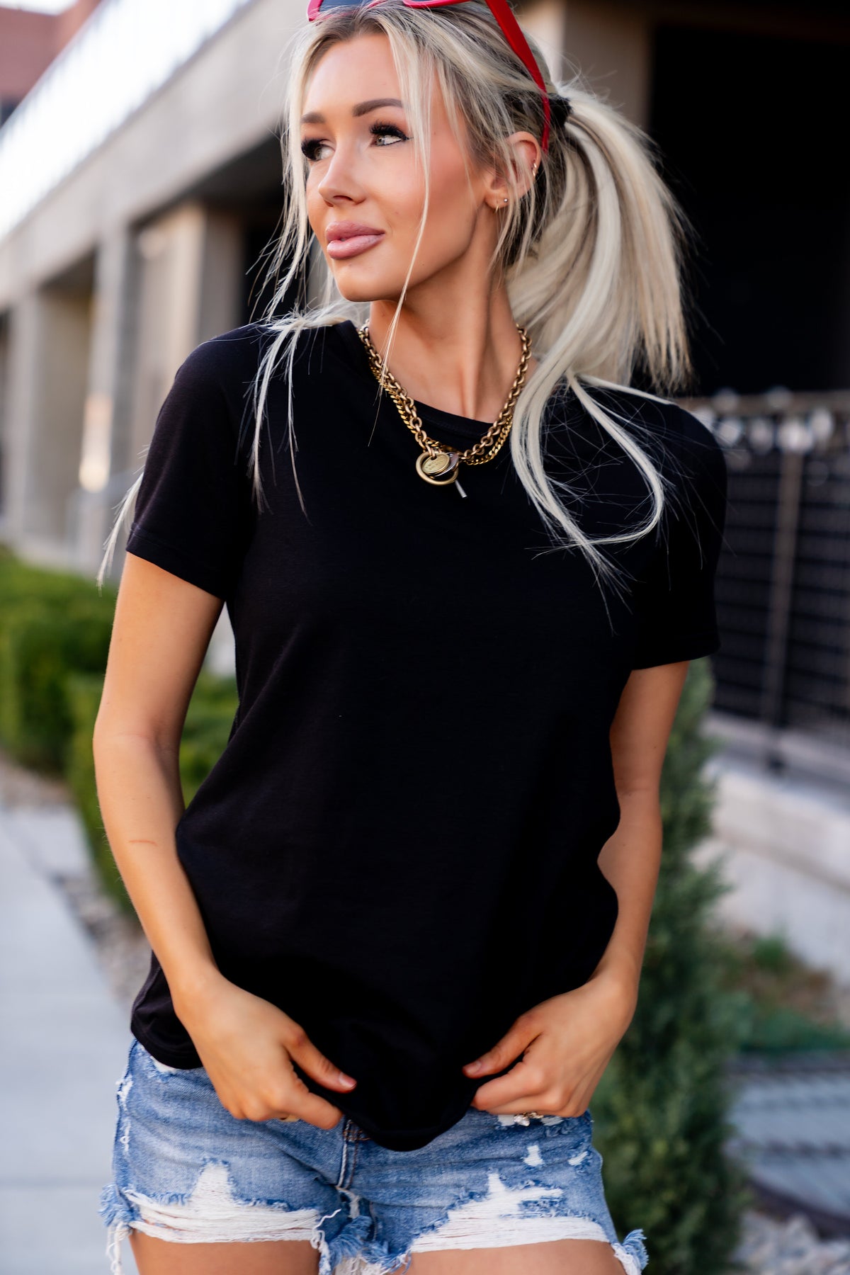 BEVIQUEEN Lulu Tee - Onyx