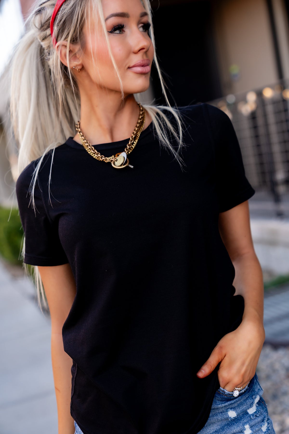 BEVIQUEEN Lulu Tee - Onyx