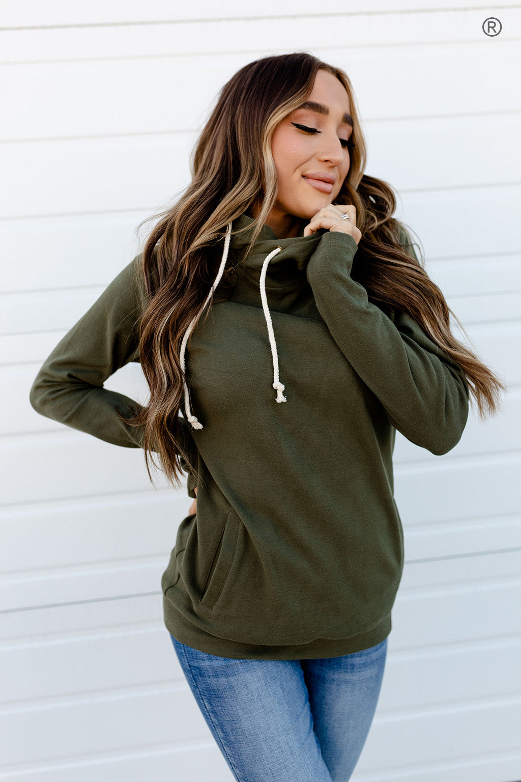 BEVIQUEEN Basic DoubleHood™ Sweatshirt - Oak