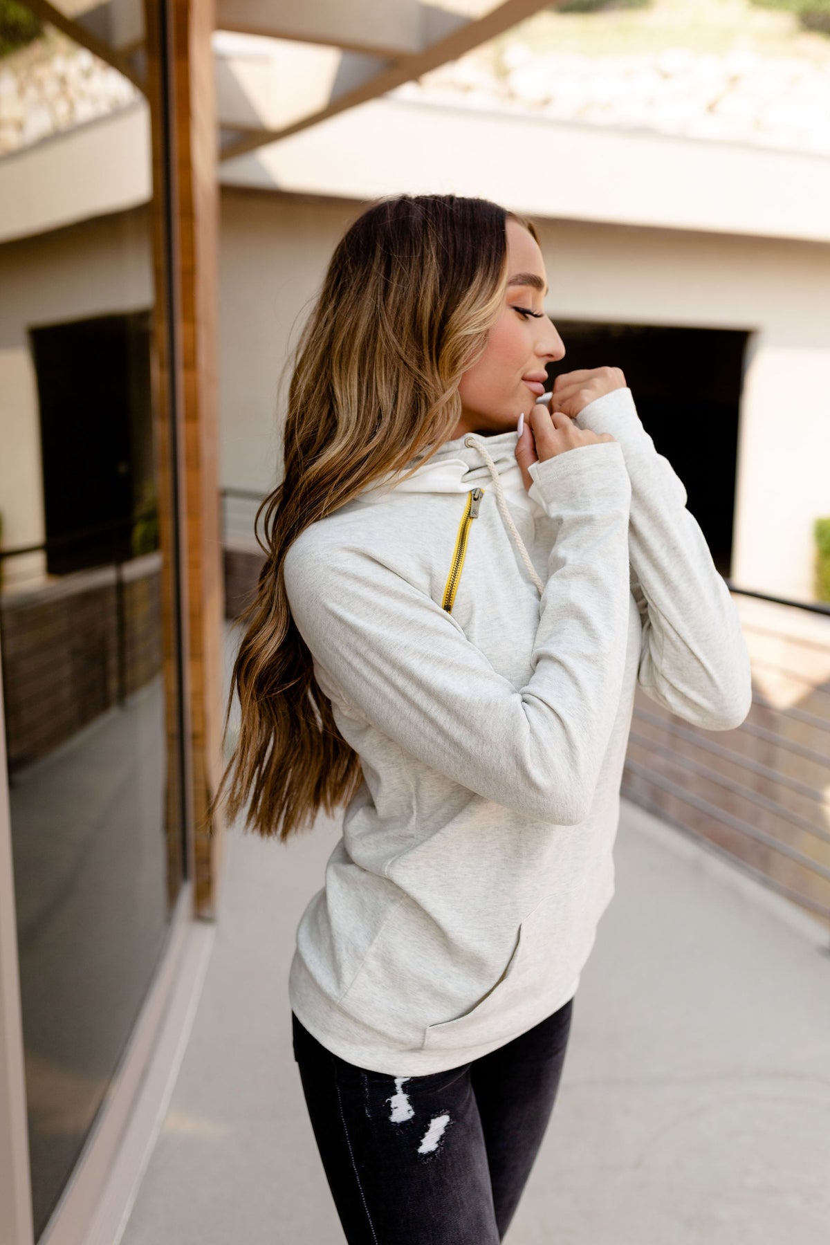 BEVIQUEEN Basic DoubleHood™ Sweatshirt - You Are My Sunshine