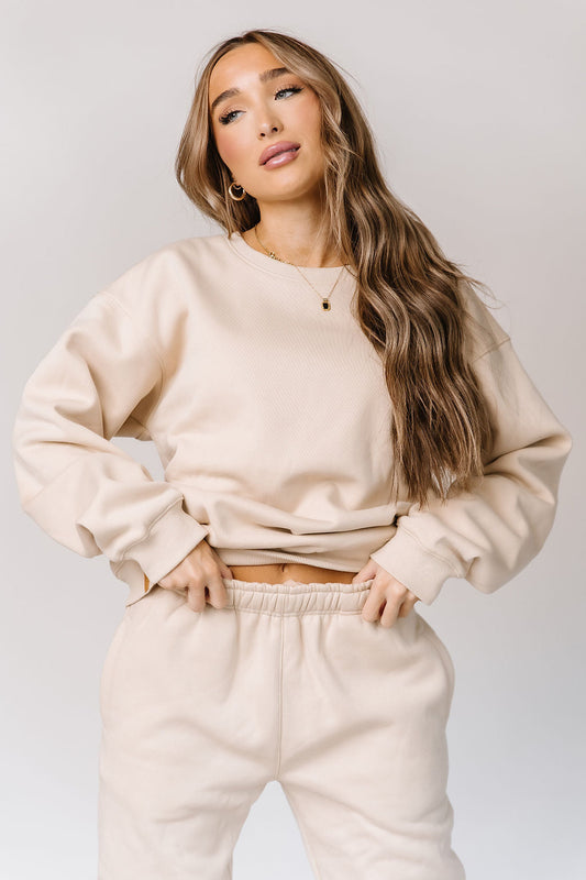 BEVIQUEEN Offline Pullover- Tan