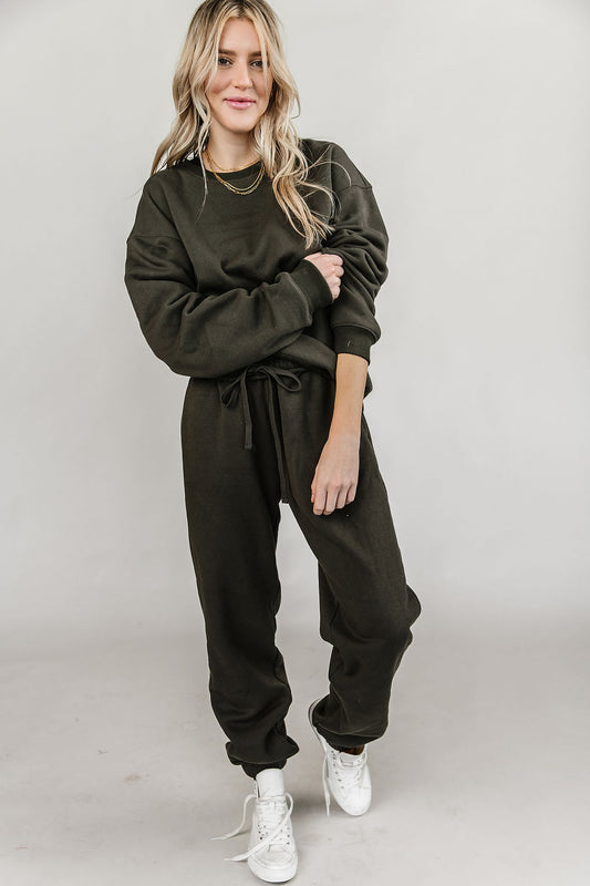 BEVIQUEEN Offline Pullover- Dark Pine